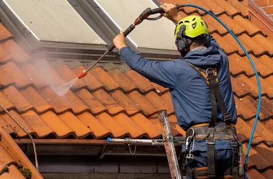 Démoussage et hydrofuge de toiture à Nitting
